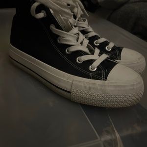 CONVERSE LOOK ALIKE PLATFORM HI TOP